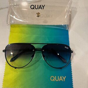 Quay Aviator Style Sunglasses